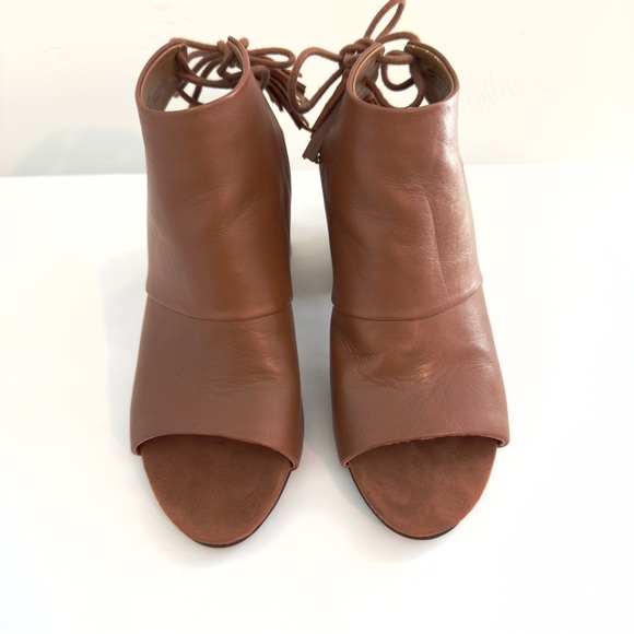 Kenneth Cole Reaction Reach The Stars Block Heel Sandals 8.5 Brown - Picture 5 of 15